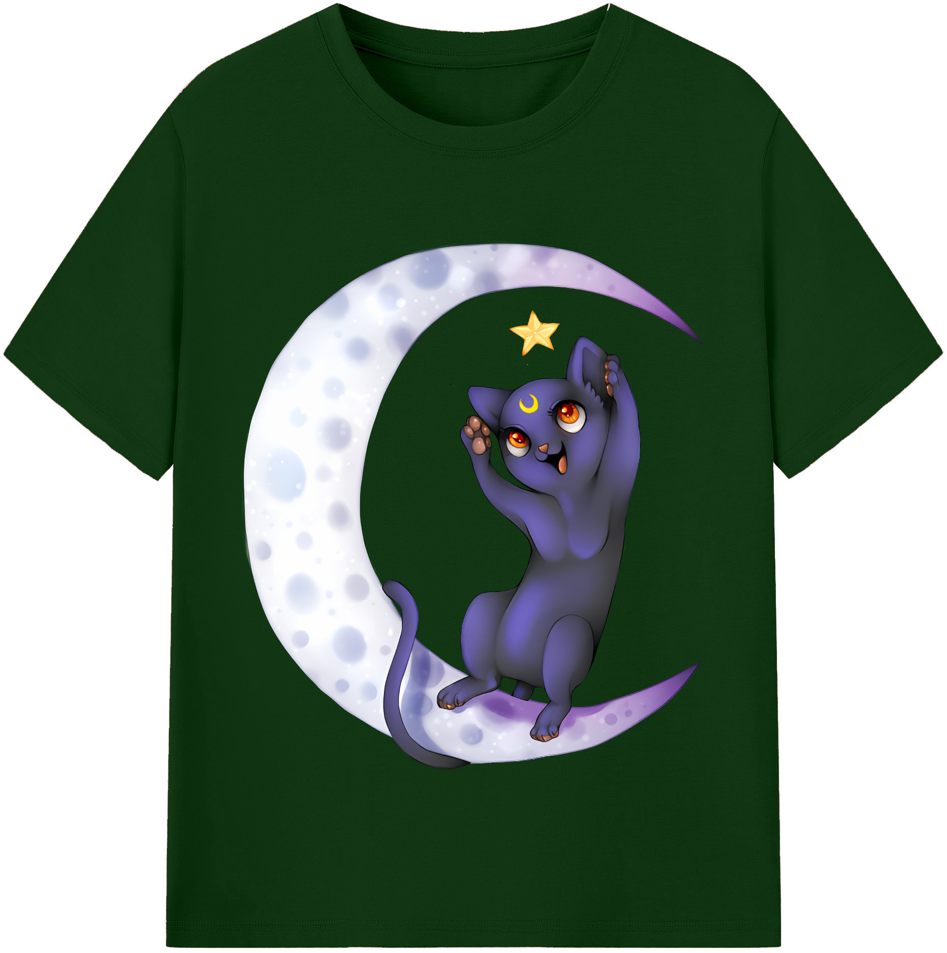 （画像用） 美少女戦士セーラームーン Sailor Moon 綿100％半袖Tシャツ（フロントプリント）